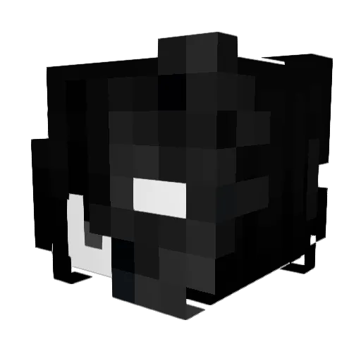 doisnrich Minecraft avatar head, 3D render