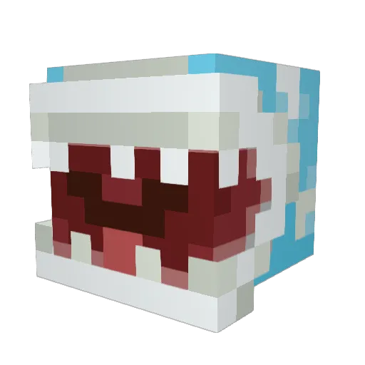 doitducky Minecraft avatar head, 3D render