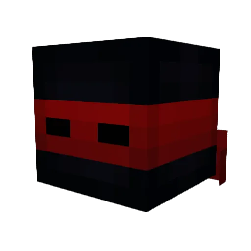 dojo_btw Minecraft avatar head, 3D render