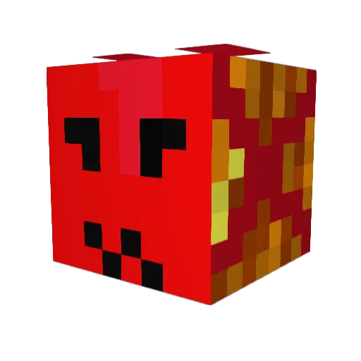 doka2481 Minecraft avatar head, 3D render