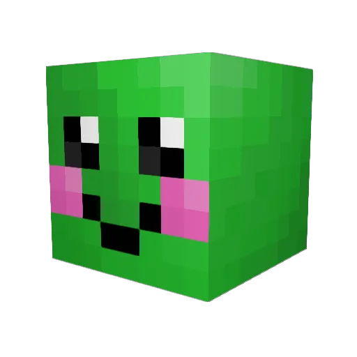 dokdo12 Minecraft avatar head, 3D render