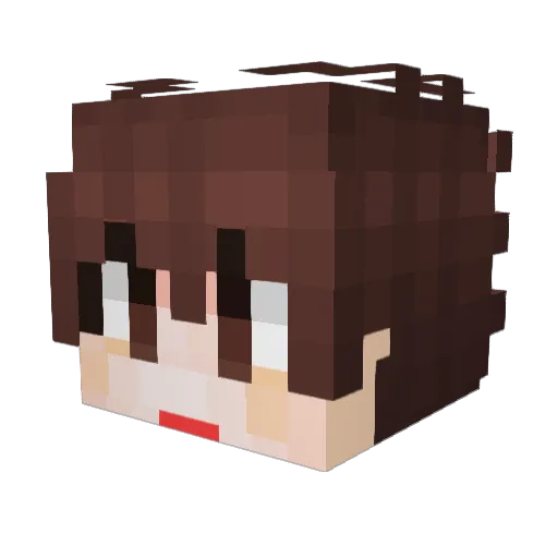 doke2758 Minecraft avatar head, 3D render