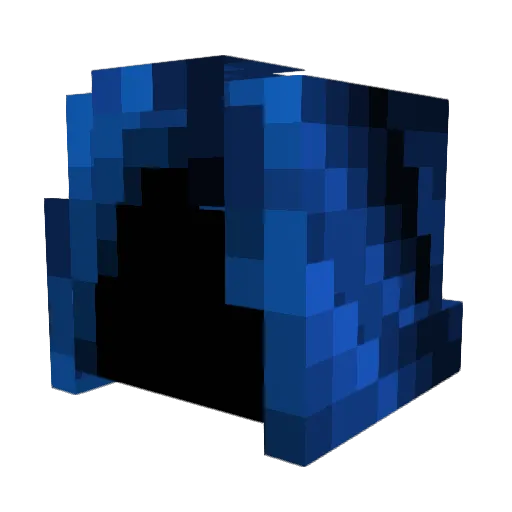 dokeQ Minecraft avatar head, 3D render