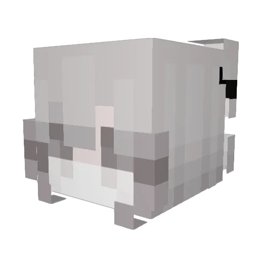 dokiveira Minecraft avatar head, 3D render
