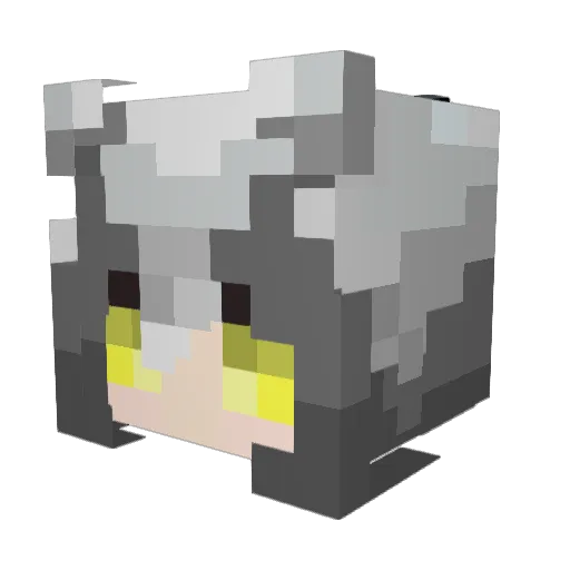 doktahkas Minecraft avatar head, 3D render