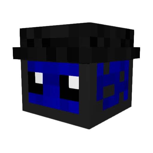 dolanoitaliano Minecraft avatar head, 3D render