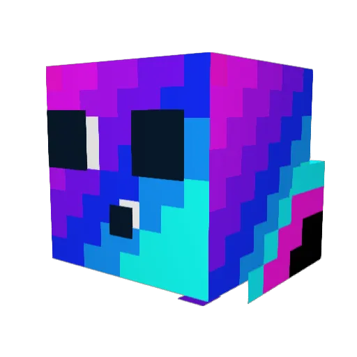 dolilo123 Minecraft avatar head, 3D render