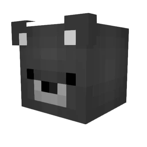 doll012 Minecraft avatar head, 3D render