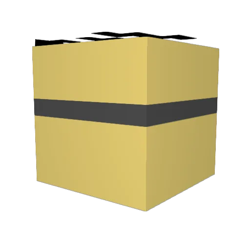 dollarreaalselt Minecraft avatar head, 3D render