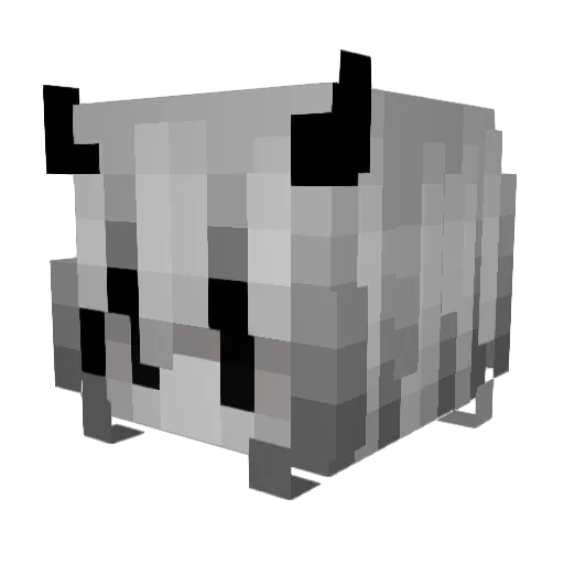 dollicide_ Minecraft avatar head, 3D render