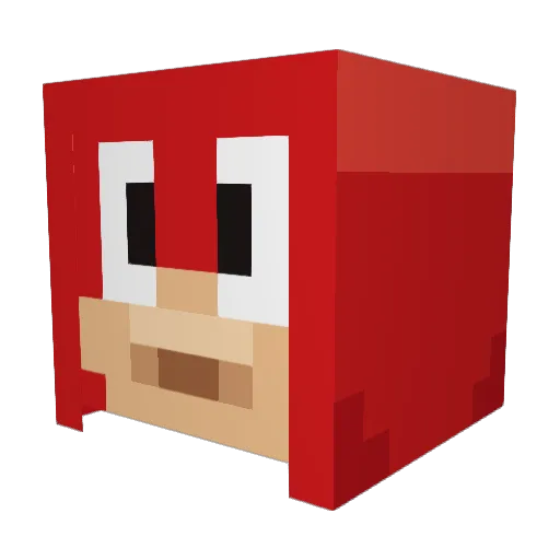 dollsl Minecraft avatar head, 3D render