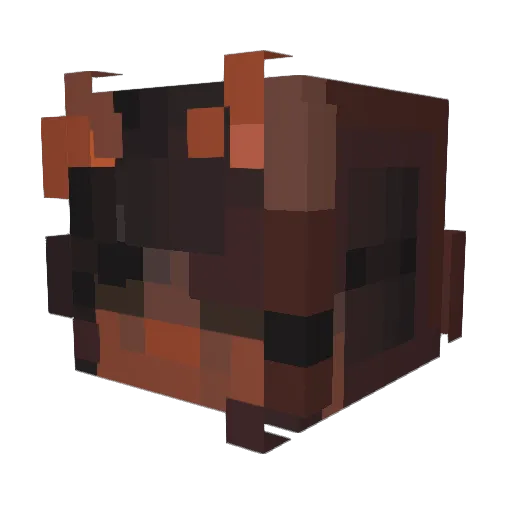 dollua Minecraft avatar head, 3D render