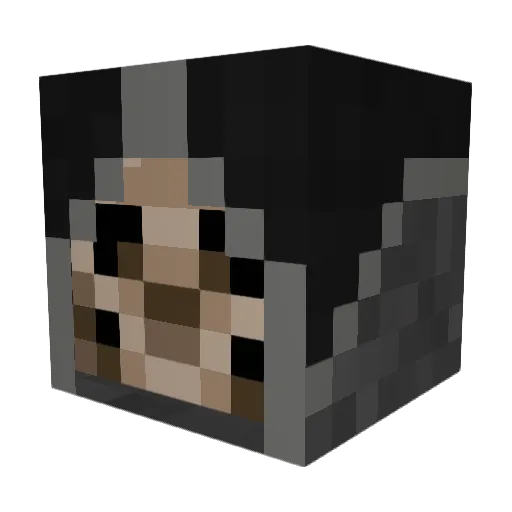 dolmirog Minecraft avatar head, 3D render