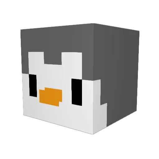 doloniana Minecraft avatar head, 3D render