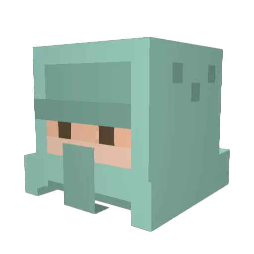 dolor999 Minecraft avatar head, 3D render