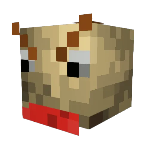 dom1269 Minecraft avatar head, 3D render