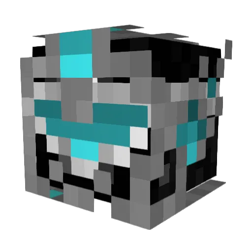 dom178 Minecraft avatar head, 3D render