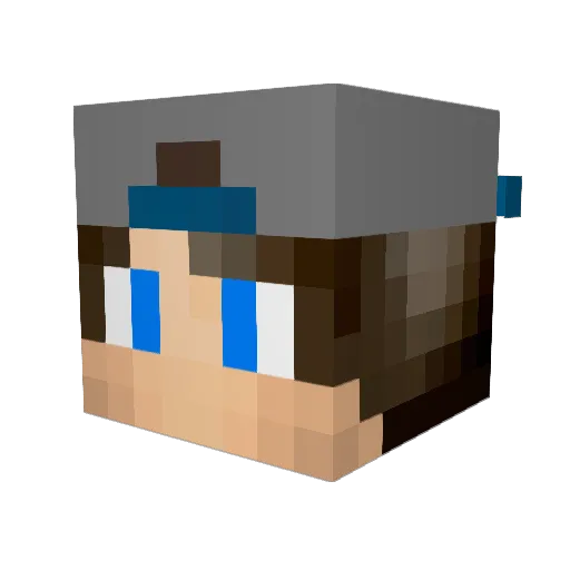 domaggedon43 Minecraft avatar head, 3D render