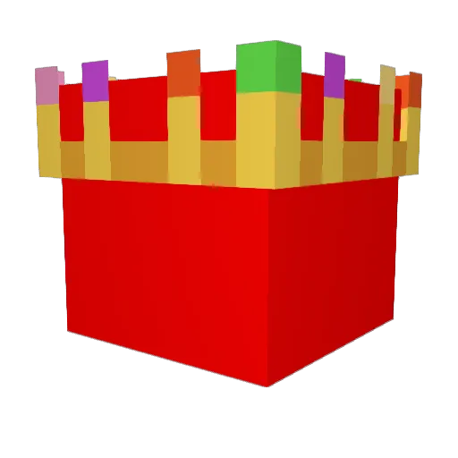 domatesbey Minecraft avatar head, 3D render