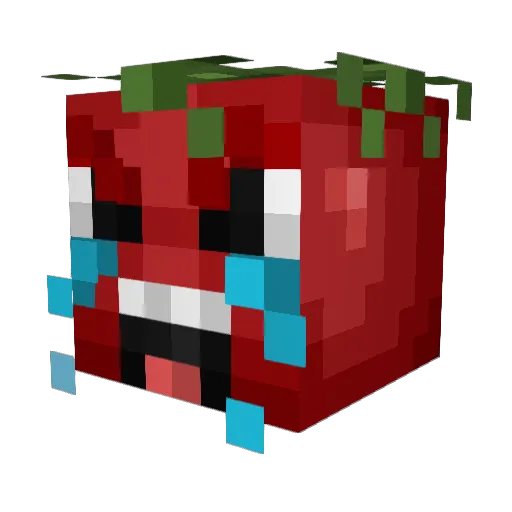 domatess Minecraft avatar head, 3D render