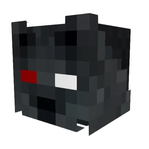 dombedd Minecraft avatar head, 3D render