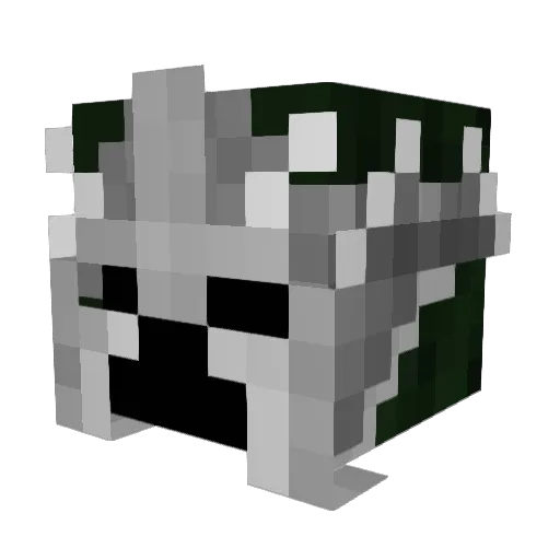 dombolli Minecraft avatar head, 3D render
