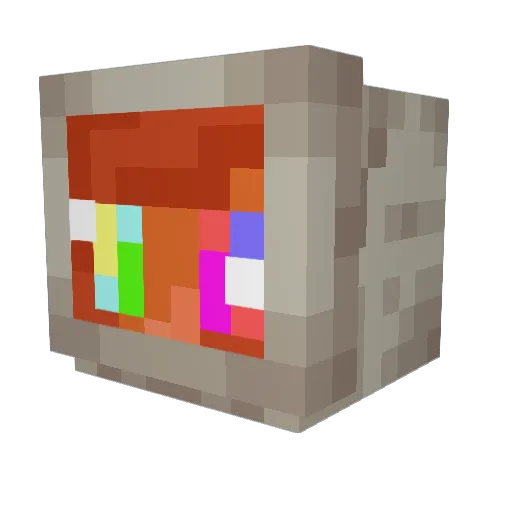 domedusa Minecraft avatar head, 3D render