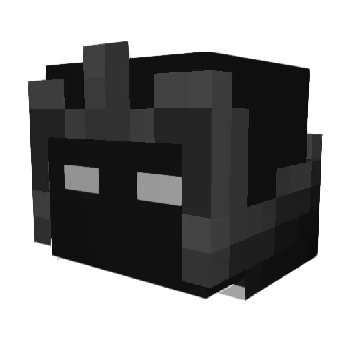 domibestww Minecraft avatar head, 3D render