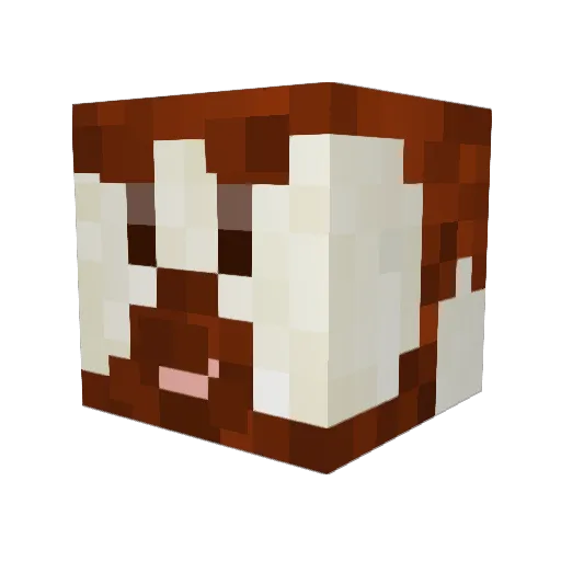 domin8a Minecraft avatar head, 3D render