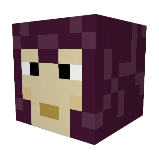 dominator1990 Minecraft avatar head, 3D render