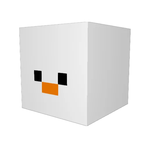 dominator3000 Minecraft avatar head, 3D render