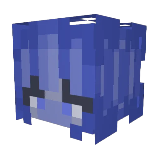 dominfox Minecraft avatar head, 3D render