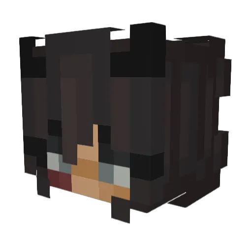 dominic63 Minecraft avatar head, 3D render