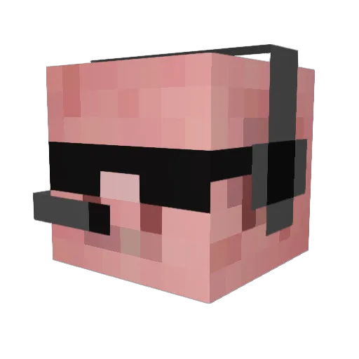 dominiccreeper Minecraft avatar head, 3D render