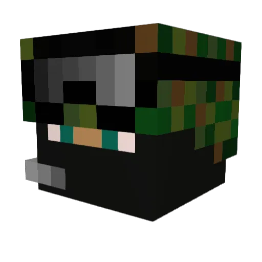 dominik23344 Minecraft avatar head, 3D render