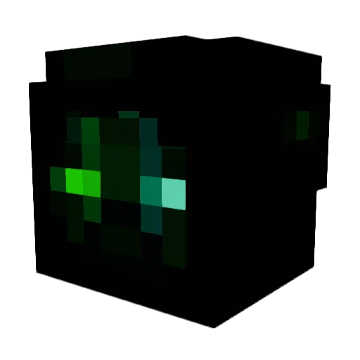 dominikgrube Minecraft avatar head, 3D render