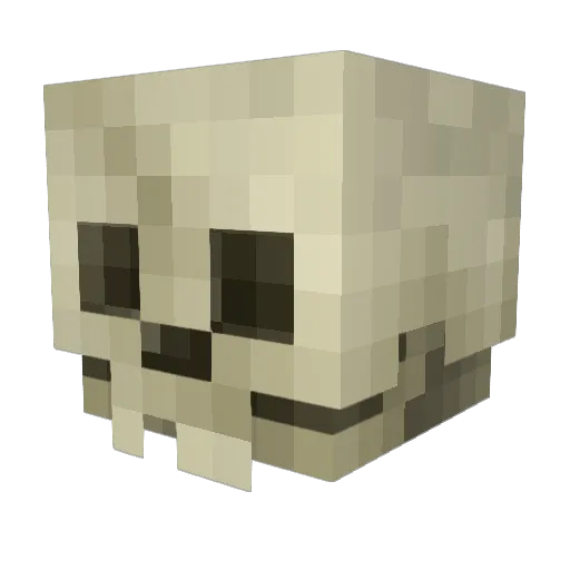 dominixin Minecraft avatar head, 3D render