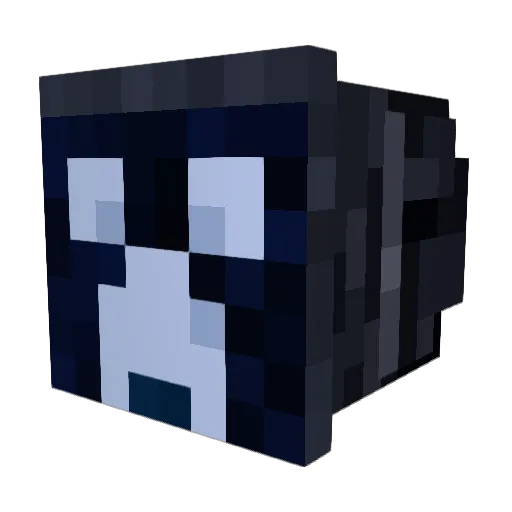 dominostone Minecraft avatar head, 3D render