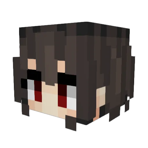 domisafonov Minecraft avatar head, 3D render