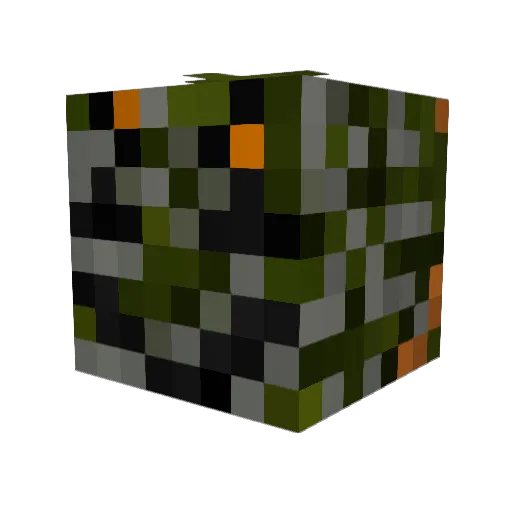 domisyep Minecraft avatar head, 3D render