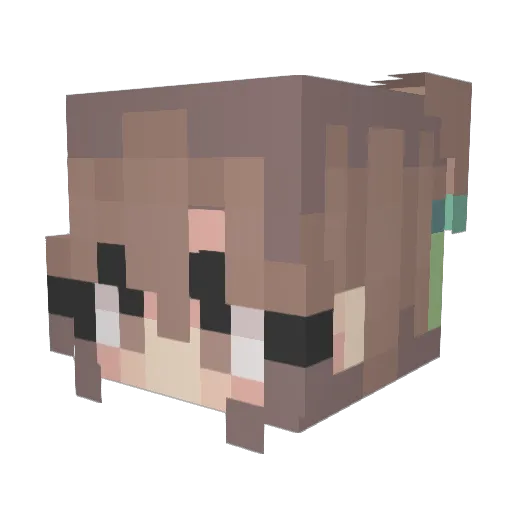 dommie1 Minecraft avatar head, 3D render