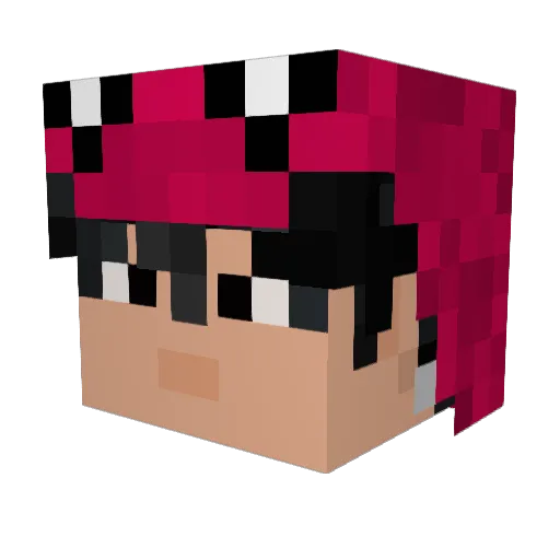 domo630 Minecraft avatar head, 3D render
