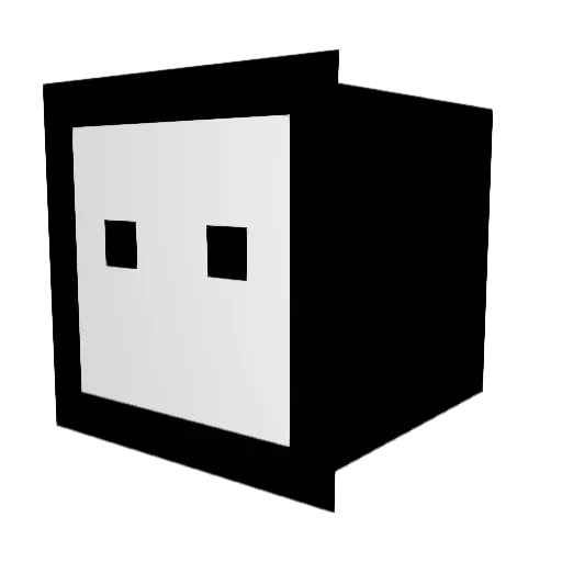 domoyler Minecraft avatar head, 3D render