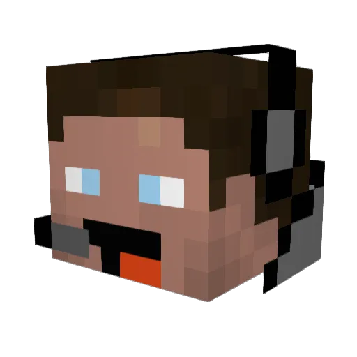 don_Timon Minecraft avatar head, 3D render