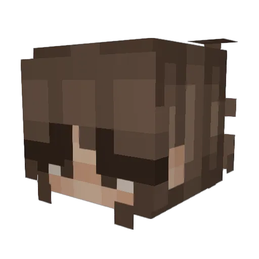 dondurmalitursu Minecraft avatar head, 3D render