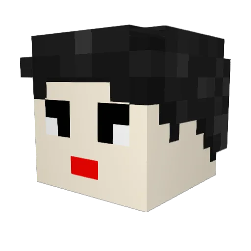 done1234 Minecraft avatar head, 3D render