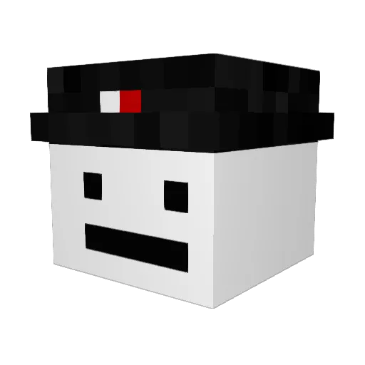 donemanuel Minecraft avatar head, 3D render