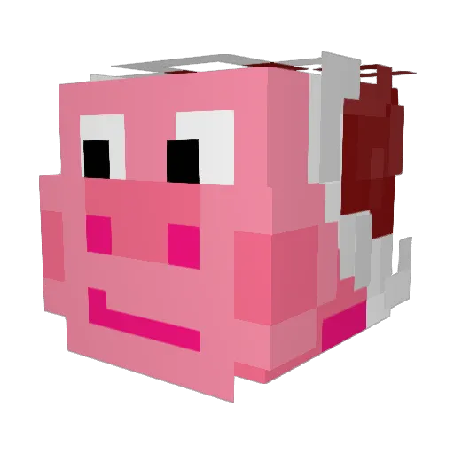 doner0y Minecraft avatar head, 3D render