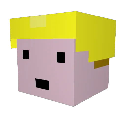 doner1234567 Minecraft avatar head, 3D render