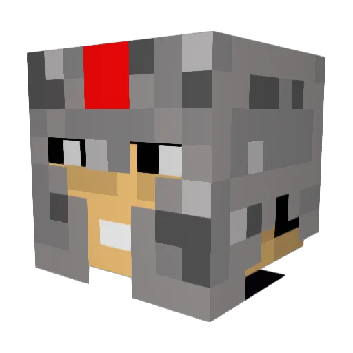donfede69 Minecraft avatar head, 3D render